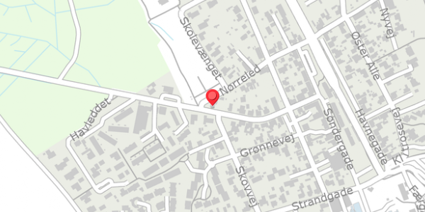 Trafikstøjkort på Vestergade 24, 8300 Odder