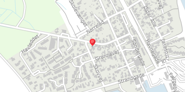 Trafikstøjkort på Vestergade 27, 8300 Odder