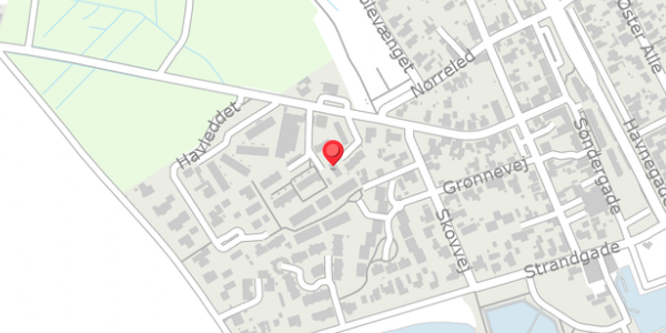 Trafikstøjkort på Vestergade 45, 8300 Odder