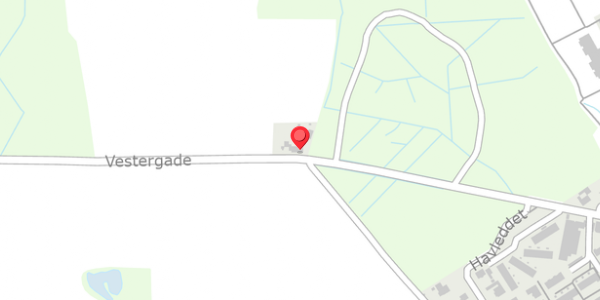 Trafikstøjkort på Vestergade 40, 8300 Odder