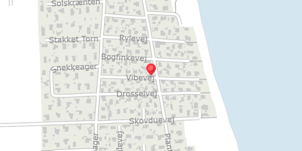 Trafikstøjkort på Vibevej 122, 8300 Odder