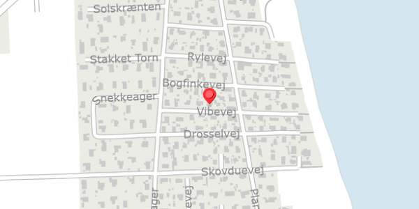 Trafikstøjkort på Vibevej 123, 8300 Odder