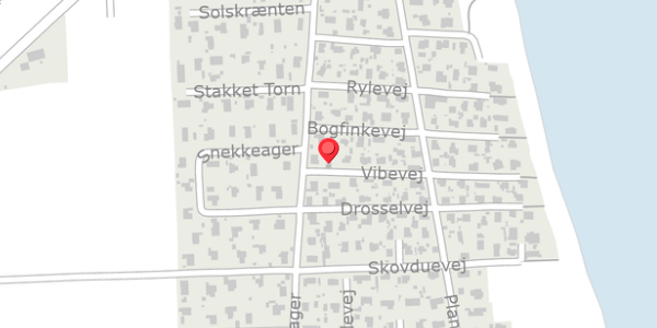 Trafikstøjkort på Vibevej 126, 8300 Odder