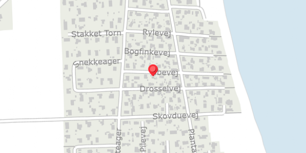 Trafikstøjkort på Vibevej 131, 8300 Odder