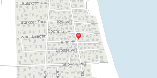 Trafikstøjkort på Vibevej 144, 8300 Odder