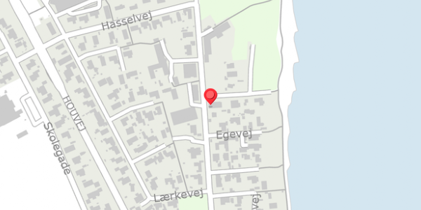 Trafikstøjkort på Villavej 26B, 8300 Odder
