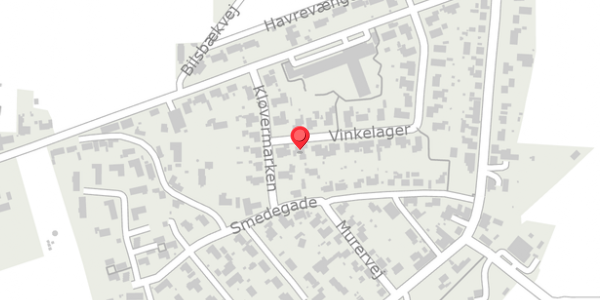 Trafikstøjkort på Vinkelager 4, 8300 Odder