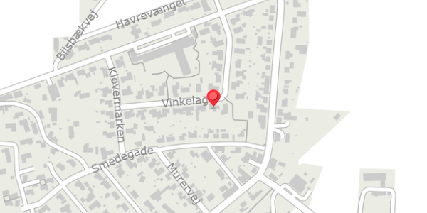 Trafikstøjkort på Vinkelager 16, 8300 Odder