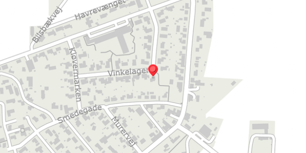 Trafikstøjkort på Vinkelager 18, 8300 Odder
