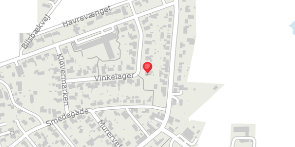 Trafikstøjkort på Vinkelager 20, 8300 Odder
