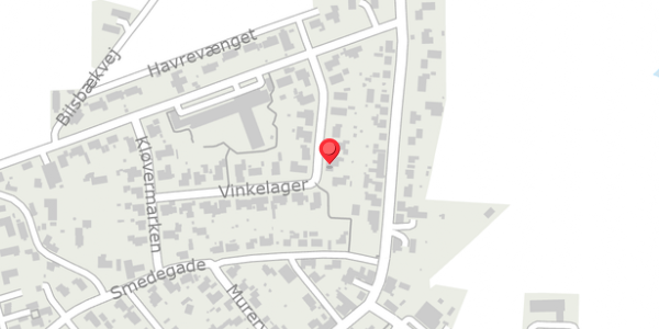 Trafikstøjkort på Vinkelager 22, 8300 Odder