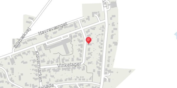 Trafikstøjkort på Vinkelager 28, 8300 Odder
