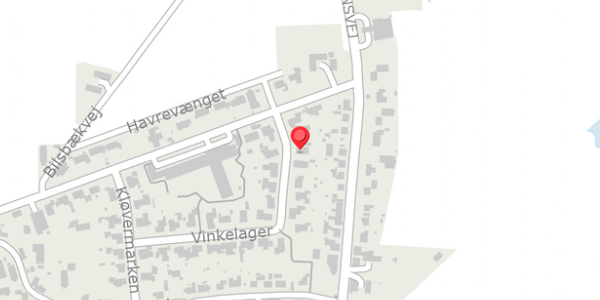 Trafikstøjkort på Vinkelager 30, 8300 Odder
