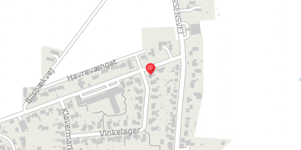 Trafikstøjkort på Vinkelager 34, 8300 Odder