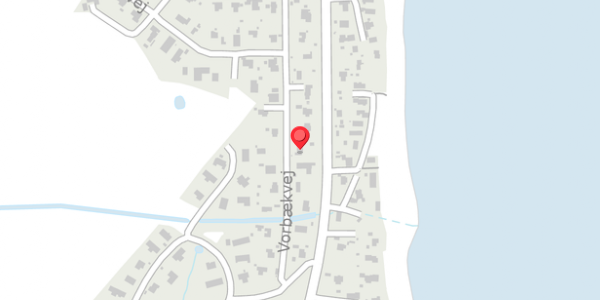 Trafikstøjkort på Vorbækvej 23, 8300 Odder