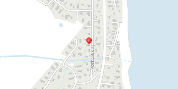 Trafikstøjkort på Vorbækvej 24, . , 8300 Odder