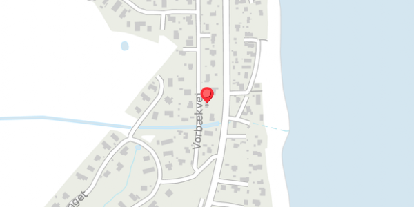 Trafikstøjkort på Vorbækvej 27, 8300 Odder