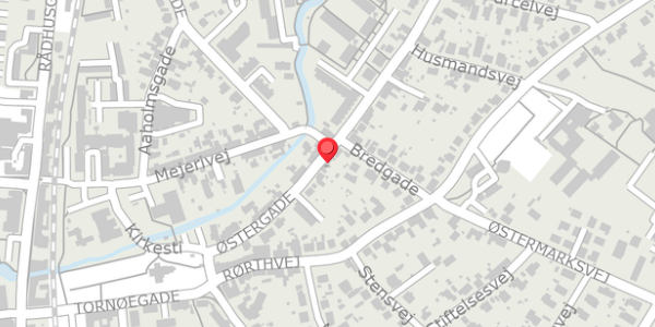 Trafikstøjkort på Østergade 22, 8300 Odder