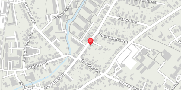 Trafikstøjkort på Østergade 32, 8300 Odder