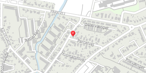 Trafikstøjkort på Østergade 50, 8300 Odder