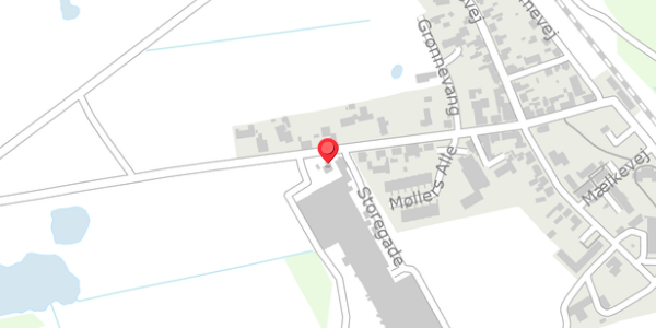 Trafikstøjkort på Storegade 37, 8990 Fårup