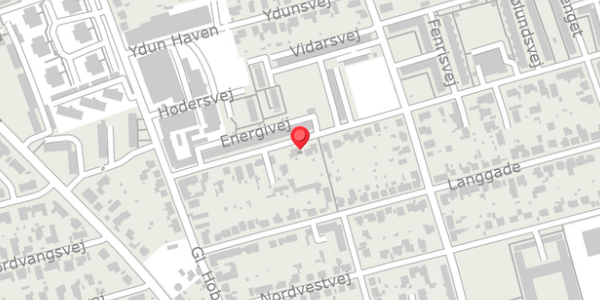 Trafikstøjkort på Energivej 55, 8920 Randers NV