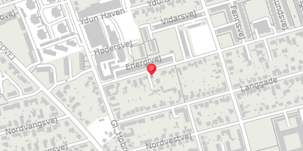 Trafikstøjkort på Energivej 61, 8920 Randers NV