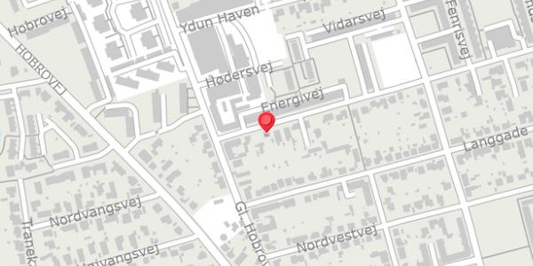 Trafikstøjkort på Energivej 69, 8920 Randers NV