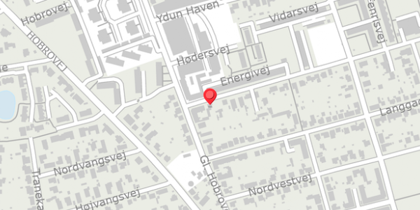 Trafikstøjkort på Energivej 73, 8920 Randers NV