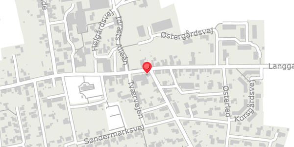Trafikstøjkort på Langgade 44, . , 8961 Allingåbro