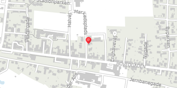 Trafikstøjkort på Markedsplads 4, 8961 Allingåbro
