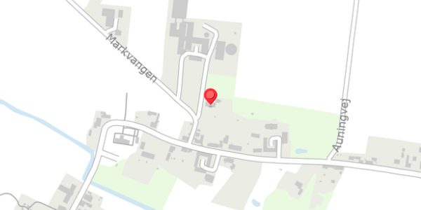 Trafikstøjkort på Markvangen 2A, 8963 Auning