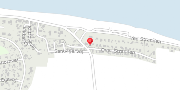 Trafikstøjkort på Over Stranden 1, . , 8961 Allingåbro