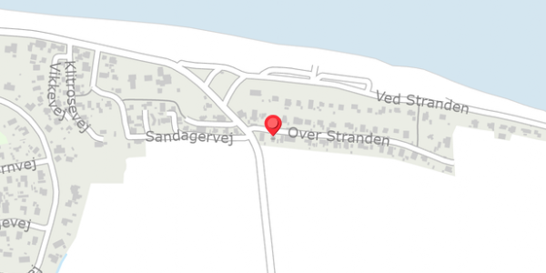 Trafikstøjkort på Over Stranden 4, . , 8961 Allingåbro