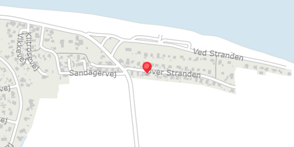Trafikstøjkort på Over Stranden 6, . , 8961 Allingåbro