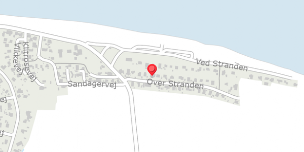 Trafikstøjkort på Over Stranden 9, . , 8961 Allingåbro