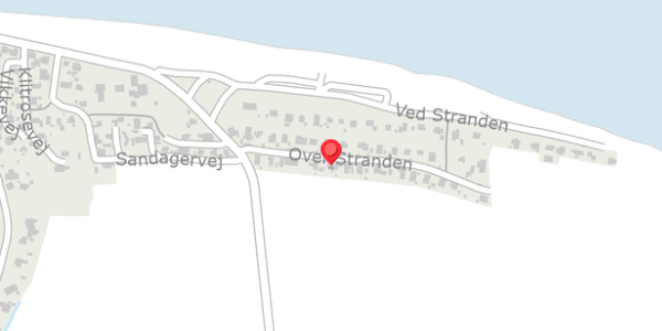 Trafikstøjkort på Over Stranden 10, . , 8961 Allingåbro