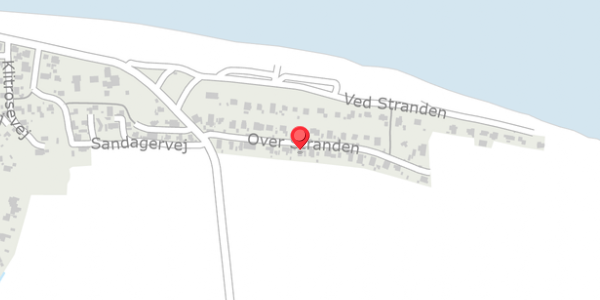 Trafikstøjkort på Over Stranden 12, . , 8961 Allingåbro