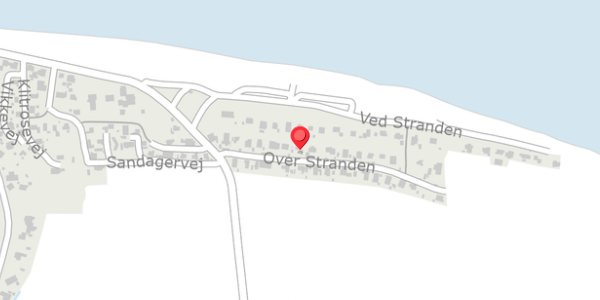 Trafikstøjkort på Over Stranden 13, . , 8961 Allingåbro