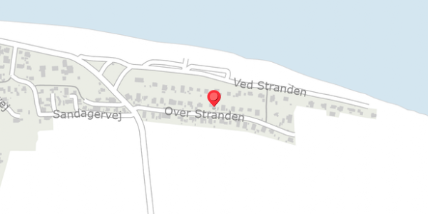 Trafikstøjkort på Over Stranden 17, . , 8961 Allingåbro