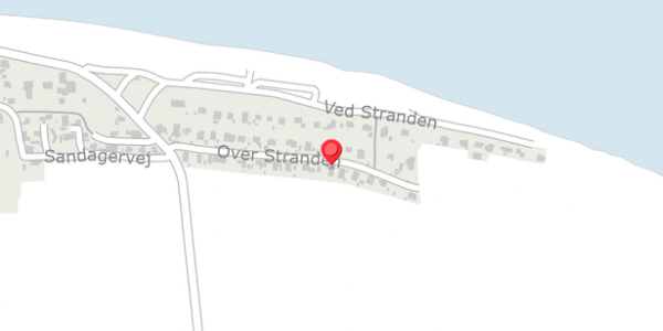 Trafikstøjkort på Over Stranden 18, . , 8961 Allingåbro