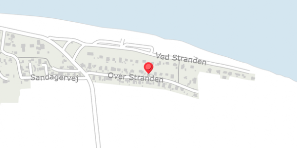 Trafikstøjkort på Over Stranden 19, . , 8961 Allingåbro
