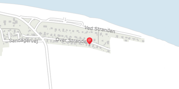 Trafikstøjkort på Over Stranden 20, . , 8961 Allingåbro