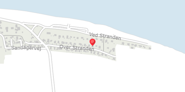 Trafikstøjkort på Over Stranden 25, . , 8961 Allingåbro