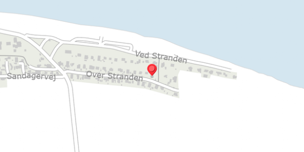 Trafikstøjkort på Over Stranden 29, . , 8961 Allingåbro