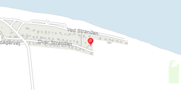 Trafikstøjkort på Over Stranden 33, 8961 Allingåbro