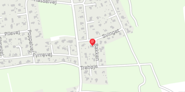 Trafikstøjkort på Svinget 39, 8961 Allingåbro