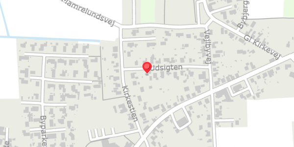 Trafikstøjkort på Udsigten 13, . , 8961 Allingåbro