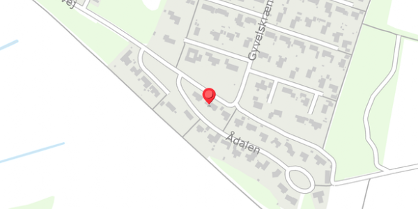 Trafikstøjkort på Ådalen 3, 8961 Allingåbro