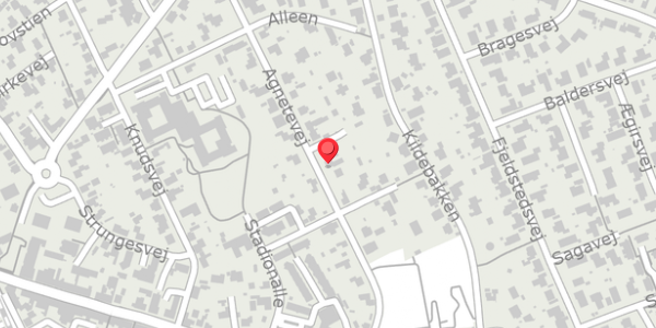 Trafikstøjkort på Agnetevej 16, . , 8680 Ry